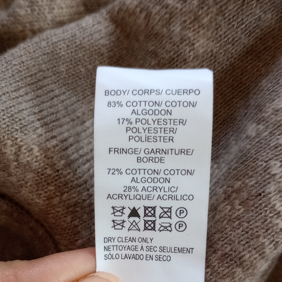 Lucky Brand▪️Aztec Western Fringe Cardigan - Picture 6 of 6